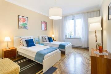 Фото номера Апартаменты с 2 спальнями Апартаменты Smile Apartments г. Краков 22