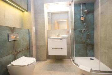 Фото номера Апартаменты с 1 спальней Апартаменты Lenzo Apartments г. Краков 9