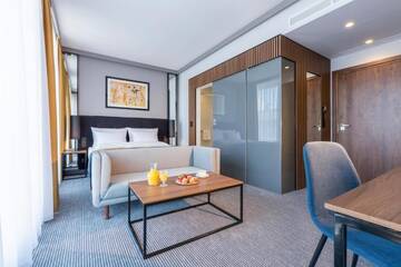 Фото номера Двухместный номер с 1 кроватью Отель Grand Ascot Hotel г. Краков 7