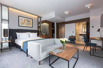 Фото номера Двухместный номер с 1 кроватью Отель Grand Ascot Hotel г. Краков 8