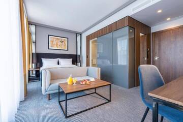 Фото номера Двухместный номер с 1 кроватью Отель Grand Ascot Hotel г. Краков 4