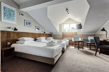 Фото номера Классический трехместный номер с видом на город Апарт-отели Daniel Griffin Aparthotel by Artery Hotels г. Краков 5