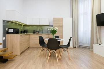 Фото номера Апартаменты-студио - Мезонин Апарт-отели DIETLA 66 by NOOK NOOK г. Краков 11