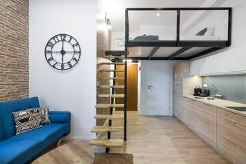 Фото номера Апартаменты с 1 спальней и мезонином - 1 этаж Апарт-отели DIETLA 66 by NOOK NOOK г. Краков 7