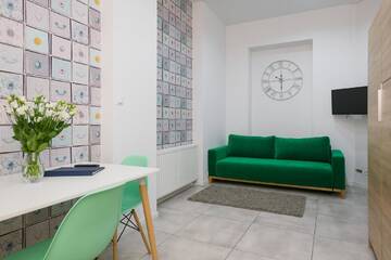 Фото номера Studio Apartment - sofa bed Апарт-отели DIETLA 66 by NOOK NOOK г. Краков 5