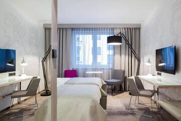 Фото номера Классический двухместный номер с 2 отдельными кроватями Отель Mercure Krakow Stare Miasto г. Краков 3