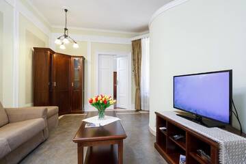 Фото номера Апартаменты Делюкс с балконом (3 взрослых) Апарт-отели Elegant Apartments г. Краков 15