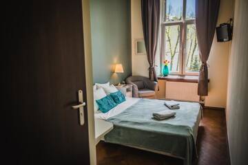 Фото номера Двухместный номер с 1 кроватью Апарт-отели Angel House Aparthotel г. Краков 17