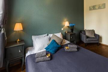 Фото номера Двухместный номер с 1 кроватью Апарт-отели Angel House Aparthotel г. Краков 12