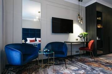 Фото номера Двухместный номер с 1 кроватью Отель Queen Boutique Hotel г. Краков 13