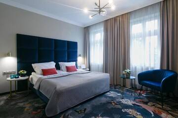 Фото номера Двухместный номер с 1 кроватью Отель Queen Boutique Hotel г. Краков 11