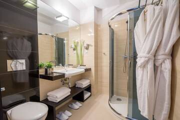 Фото номера Двухместный номер с 1 кроватью Отель Queen Boutique Hotel г. Краков 16