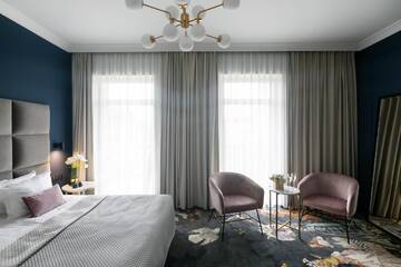Фото номера Двухместный номер Делюкс с 1 кроватью и балконом Отель Queen Boutique Hotel г. Краков 7