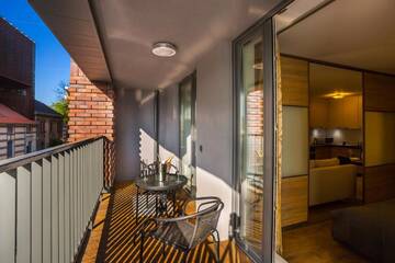 Фото номера Апартаменты с балконом Апартаменты Victoria Estate Apartments г. Краков 8