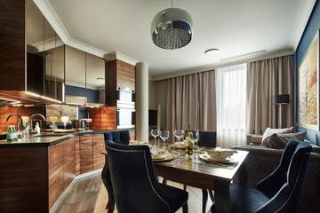 Фото номера Роскошные апартаменты Делюкс с 1 спальней Апарт-отели Aparthotel Best Views г. Краков 5