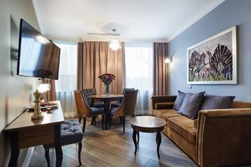Фото номера Роскошные апартаменты Делюкс с 1 спальней Апарт-отели Aparthotel Best Views г. Краков 6