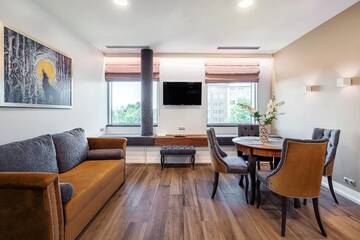 Фото номера Роскошный люкс Гранд с видом на Вислу Апарт-отели Aparthotel Best Views г. Краков 4