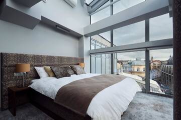 Фото номера Роскошный пентхаус с панорамным видом Апарт-отели Aparthotel Best Views г. Краков 14