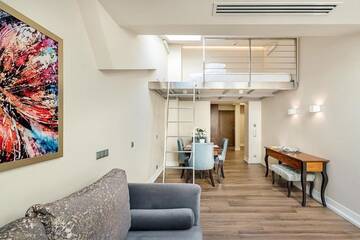 Фото номера Роскошные апартаменты с 1 спальней и мезонином Апарт-отели Aparthotel Best Views г. Краков 4