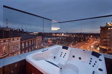 Фото номера Роскошный пентхаус с панорамным видом Апарт-отели Aparthotel Best Views г. Краков 21