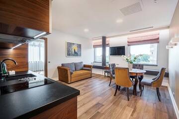 Фото номера Роскошный люкс Гранд с видом на Вислу Апарт-отели Aparthotel Best Views г. Краков 2