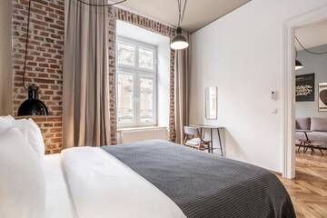 Фото номера Апартаменты с 1 спальней Апартаменты Relaks Apartamenty г. Краков 5