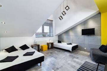 Фото номера Апартаменты с 2 спальнями Апартаменты Rainbow Apartments 1 г. Краков 11