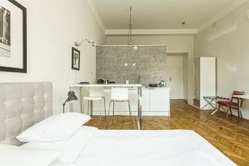 Фото номера Апартаменты-студио Апарт-отели NOVUMHOUSE - Straszewskiego г. Краков 5