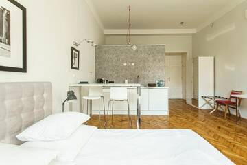 Фото номера Апартаменты-студио Апарт-отели NOVUMHOUSE - Straszewskiego г. Краков 18