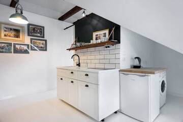 Фото номера Двухместный номер с 1 кроватью и террасой Проживание в семье apartament z widokiem na Klasztor г. Краков 4