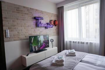 Фото номера Апартаменты Делюкс Апарт-отели AGA Tenis Apartments by Radwańska г. Краков 3