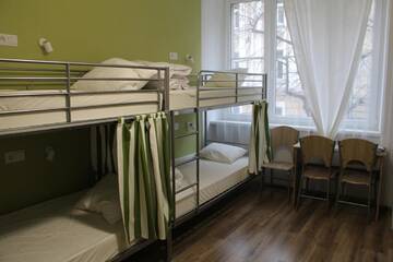 Фото номера Кровать в общем 8-местном номере Хостелы Lorf Hostel&amp;Apartments г. Краков 3