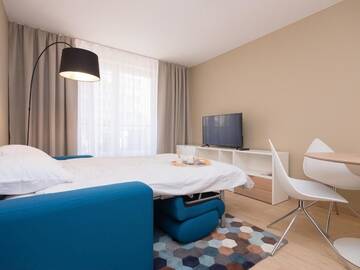 Фото номера Апартаменты 015 с 1 спальней Апарт-отели Apartamenty Hello Halicka 5 г. Краков 4