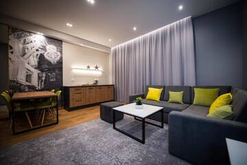 Фото номера Апартаменты Делюкс с 2 ванными комнатами Апарт-отели K4 APARTHOTEL KRAKÓW г. Краков 2