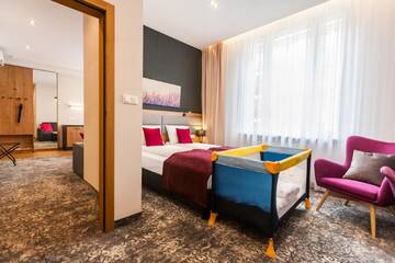 Фото номера Стандартные апартаменты с 1 спальней Апарт-отели K4 APARTHOTEL KRAKÓW г. Краков 5