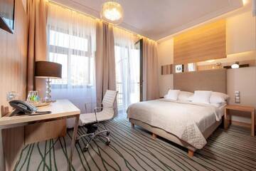 Фото номера Двухместный номер эконом-класса с 1 кроватью Отель Plaza Boutique Hotel г. Краков 6