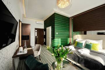 Фото номера Стандартный двухместный номер с 1 кроватью Отель Plaza Boutique Hotel г. Краков 9