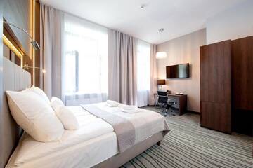 Фото номера Стандартный двухместный номер с 1 кроватью Отель Plaza Boutique Hotel г. Краков 10