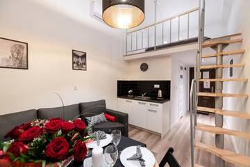 Фото номера Двухуровневые апартаменты Апарт-отели DIETLA 99 APARTMENTS &amp; DAY SPA г. Краков 6