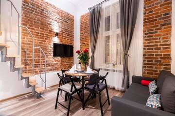 Фото номера Двухуровневые апартаменты Апарт-отели DIETLA 99 APARTMENTS &amp; DAY SPA г. Краков 3
