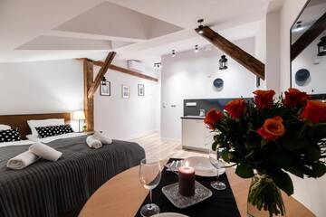Фото номера Улучшенные апартаменты Апарт-отели DIETLA 99 APARTMENTS &amp; DAY SPA г. Краков 3