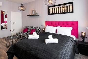 Фото номера Улучшенный двухместный номер с 1 кроватью Апартаменты Leo Apartments Old Town г. Краков 5