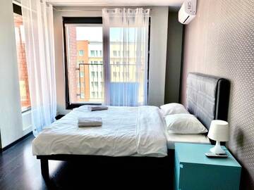 Фото номера Apartment with 2 Bedrooms, balcony and air conditioning- Szlak 50 Street Апартаменты MB Cracow Apartments г. Краков 4