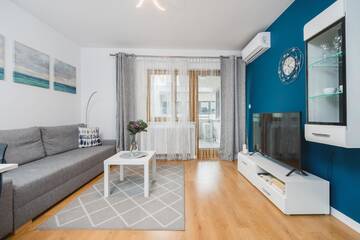 Фото номера Apartment with 1 Bedroom, Balcony and air conditioning - Rakowicka 14a Street Апартаменты MB Cracow Apartments г. Краков 11