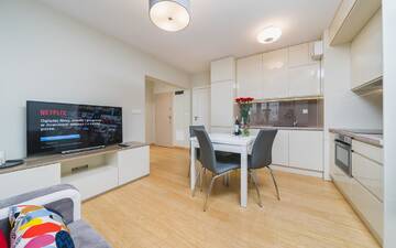 Фото номера Apartment with 1 Bedroom, Balcony and air conditioning - Rakowicka 14a Street Апартаменты MB Cracow Apartments г. Краков 3