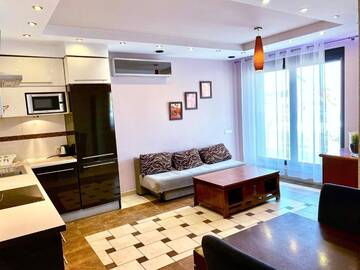 Фото номера Apartment with 3 Bedrooms, balcony and air conditioning - Szlak 50 Street Апартаменты MB Cracow Apartments г. Краков 13