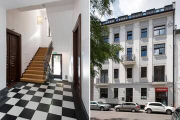 Фото номера Апартаменты с 1 спальней Апартаменты Black&amp;White Apartment г. Краков 45