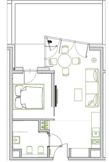 Фото номера Апартаменты с террасой Апартаменты Boulevard Apartment Cracow г. Краков 30