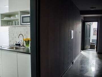 Фото номера Улучшенный двухместный номер с 1 кроватью Апарт-отели MODERN STUDIOS in OLD CITY KRAKÓW г. Краков 26