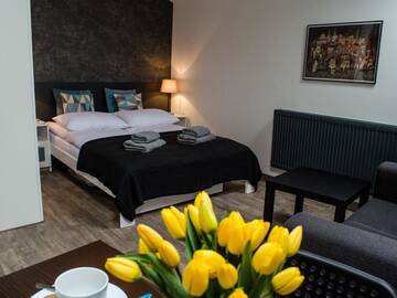 Фото номера Двухместный номер Делюкс с 1 кроватью Апарт-отели MODERN STUDIOS in OLD CITY KRAKÓW г. Краков 9
